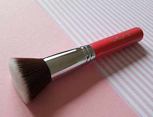 Make-Up Pinsel Kabuki – Ideal für Cremige, Pudrige oder Flüssige Foundation – Dichte Synthetische Premium Pinselhaare – Von Profis Auch Für Anfänger Empfohlen - 7