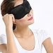 Winrembrandt Black Sleep Mask for Travel Rest Sleep