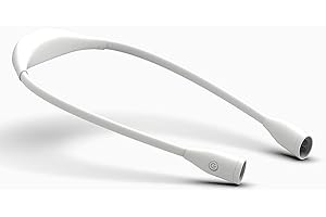 SENQIU Lampe de Lecture LED Flexible,Lampe de Nuit Autour de Cou Mains Libres avec 3 Niveaux de Luminosité,Lampe de Livre Rechargeable pour La Lecture de Lit, Le Camping, La Couture, Le Tricot