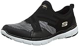  Skechers Damen Flex Appeal 3.0 Slip On Sneaker, Schwarz (Black White BKW), 38.5 EU