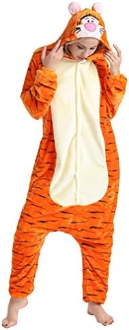 Kigurumi Pajamas (Great Value)- Unisex Costume Animal &amp; Disney Character Pyjamas (L: 169cm ~ 178cm, Timber Wolf) (Tigger, XL: 179cm ~ 188cm)