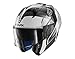 Price comparison product image HE9714EWKSM - Shark Evo-One 2 Slasher Flip Front Motorcycle Helmet M White Black Silver (WKS)