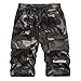 Produktbild Shorts Herren Kurze Hosen Lose Latzhose Outdoor Casual Cargo Shorts Sommer Fünf Punkte Overalls Kurze Herren Sweatshort Sportshorts Schnalle Reißverschluss gerade Hose Staresen