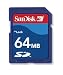 Produktbild SanDisk Secure Digital (SD) 64MB Speicherkarte
