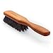 ZilberHaar Beard Brush (Soft Bristles) | 100% Boar Bristle & German Pearwood | Works With All Beard Balms & Oils | Made in Germany