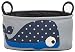EZGO Cartoon NewBorn Baby Stroller Accessories Foldable Waterproof Bag/Storage Bottle Diapers,Baby Pram Stroller Hanging Bag Multi Functions Organizer Storage Bag,Travelling Buggy Bag (Blue Whale)