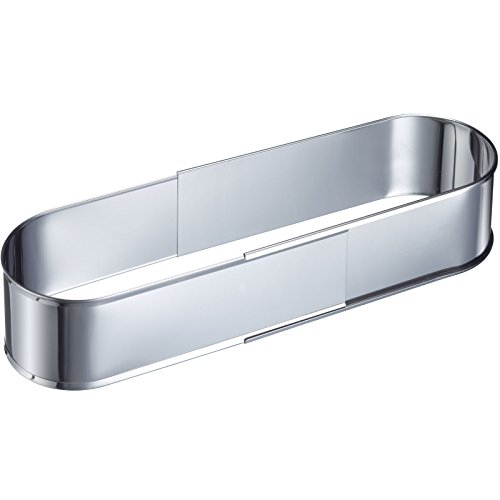 Westmark ausziehbare Backform, 27 bis 40 cm, Oval, Rostfreier Edelstahl, Silber, 31352260 - 3