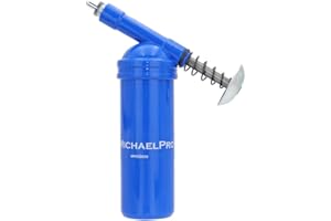 MichaelPro MP013010 3.3oz (100cc) Mini Grease Gun, Precision Nozzle, Single Hand Operation, 4000 PSI | for Bikes, Accessories