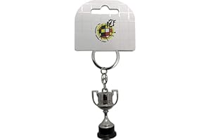 RFEF Llavero de Copa del Rey en 3D, 45 mm, diseño de Trophy réplica, Unisex-Adult, Silver, 45mm