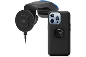 Quad Lock Windscreen/Dashboard Car Phone Holder with MAG Wireless Charging Head V2 and MAG Phone Case for iPhone 13 Pro
