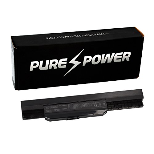 PURE⚡POWER® EXTENDED Laptop Akku für Asus X53S (2011 model) (10.8V, 6600 mAh, schwarz, 9 Zellen)