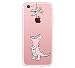 Produktbild iPhone 6S Schutzhülle,TXLING Soft Flex TPU Silikon Bumper Style Handyhülle hülle Handy Gürtel Tasche Case Cover Fall-Abdeckung Etui TPU Bumper Schale für iPhone 6/6S 4.7- Rosa Dinosaurier