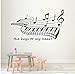 Produktbild YANCONG Wandaufkleber Für Wohnzimmer Roomhome Decor PVC Wandtattoos Kunst Musik Tapete Die Tasten Zu Meinem Herzen Klavier 74X43Cm