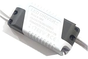 YHLOUBB Transformadores de iluminación de la fuente de alimentación del controlador LED 1PCS,8-18W