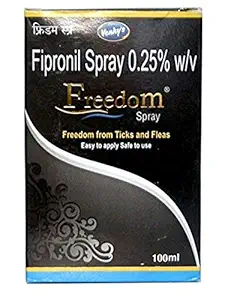 Venky's Freedom Tick and Flea Spray for Dogs and Cats by Jolly and Cutie Pets (100ml)