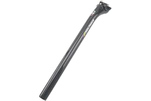 Alfa Pasca Tija de sillín de Carbono MTB / Road Bike Offset 25.4 / 27.2 / 30.8 / 31.6mm Brillo 3K / Mate 350 / 400mm Rojo / Negro