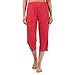 Lounge & Sleep Womens Red Robin Print Cropped Pyjama Bottoms 14