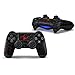 Produktbild Morbuy Design PS4 Schutzfolie Skin Sticker Aufkleber Set styling für Sony Playstation 4 Controller X 1 ( Auch PS4 Slim & PS4 Pro ) (Black Comb)