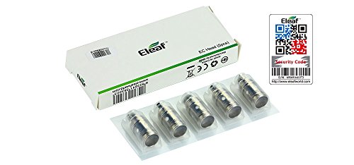100% ORIGINAL - Pack de 5 resistances ELEAF EC 0.5 ohms pour iJust 2 / Melo / Melo 2 / Melo 3 / Melo 3 Mini / Atlantis / Melo 3 Nano - Code de sécurité verifiable sur le site de ELEAF (EF05)
