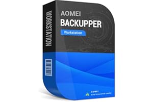 AOMEI TECHNOLOGY AOMEI Backupper Workstation - Lizenz für 1 PC - per Post Briefversand - inkl. lebenslange Upgrades
