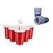 Produktbild 200 x Beer Pong Becher in Rot und Blau, Getränkebecher 473 ml / 16 oz, Partybecher US College Style, red, blue