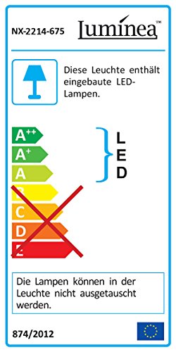 Luminea COB-LED-Fluter im Metallgehäuse, 30 W, IP44, PIR, 6500 K - 2