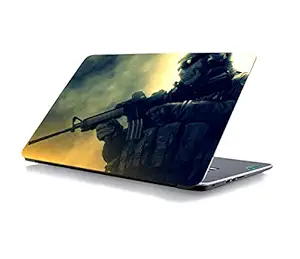 ISEE 360 Laptop Skin Cover Laminated Video Games Stickers Skin Girls Boys Kids Students Office Vinyl Printed Multicolored HD Quality Sticker 15.6 Inches 1