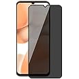 JGD PRODUCTS for Redmi A2, A2 Plus Edge to Edge Anti Spy Privacy Tempered Glass with Easy Installation Kit | Black (Pack of 1)