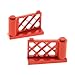 Produktbild 2 x Lego System Zaun rot Gartenzaun Gartentor Gatter Zäune Oberteil 3186 Unterteil 3187