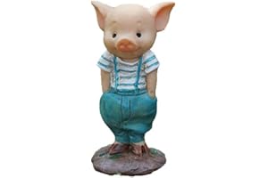 Gemmia Miniature Fairy Garden Pig Figurine- Lead Singer for Piggy Band