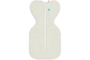 Love To Dream™ Swaddle UP™, Small 3.5-6 kg - Sand Dollar, Snug Fit, Supports Healthy Sleep, 1.0 Tog - Ideal for 20-24°C Temperatures, Machine Washable Cotton & Double Zip for Easy Nappy Changes