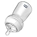 Chicco Natural Feeling Polypropylene 330ml Feeding Bottle + Silicone Teat, Elongated Tip, Fast Flow, for Age 6 Months +