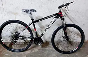 OMROX Mountain Cycle | 29 Inches Wheels | Attractive Red & Black Color Combination | Light Weight Steel Frame