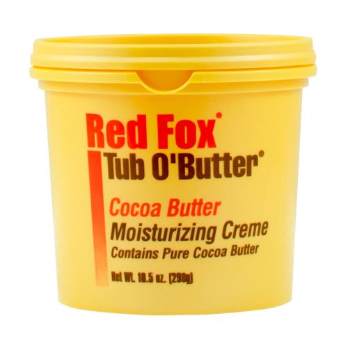 Red fox tub-o-butter jar 10.5oz