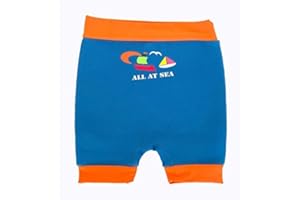 SwimBest Swim Nappy/Shorts - Soft Snug Fitting Swim Nappy, Ages 3-24 Months (All at Sea, 18-24 mths (Pack of 1))