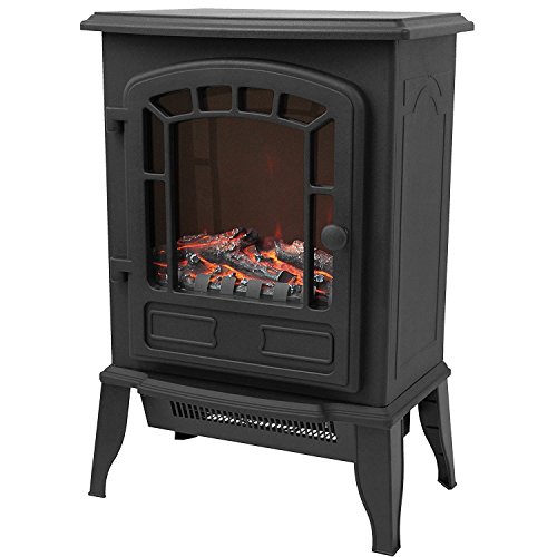 DKB Fire – Dekorativer Kamin Elektroheizung mit simuliertem Kaminfeuer Feuereffekt - 3