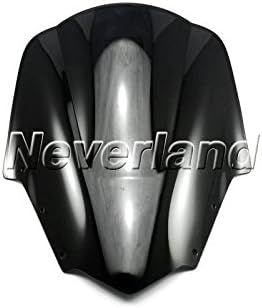 Aridox(TM) Black New Motorcycle Windscreen Windshield For Yamaha FZ1S 06 07 08 09 10 11 2006-2011 C10