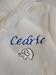 Embroidered Personalised Soft Baby White Dressing Gown Bath Robe with Teddy EARS 6 -12 Pink or Blue Text