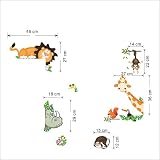Ecloud Shop® Jungle Wild Animal Wall Sticker Aufkleber für Kind-Baby-Schlafzimmer-Wand-Papier - 2