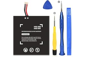 TQTHL 4400mAh HAC-003 Ersatzakku Kompatibel mit Nintendo Switch 2017 Spielkonsole HAC-001 Interner Upgrade Akku mit Reparieren Werkzeugsatz
