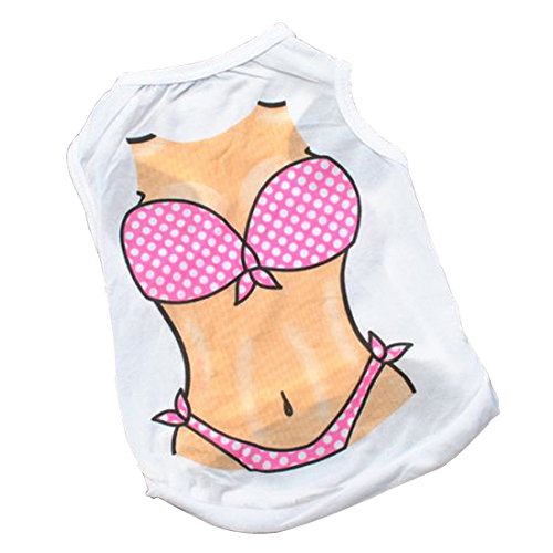 Bikini-Printed-Pet-Summer-Shirt-Small-Dog-Clothes-T-Shirt-Soft-Summer-Fasion-Casual-Puppy