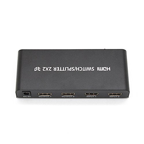 2×2 HDMI Switch Yatek YK-0202, unterstützt 3D, wählen, zu verstärken und das Signal HDMI multiplizieren - 2