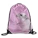 Produktbild GONIESA Hamster Drawstring Backpack Rucksack Shoulder Bags Training Gym Sack for Man and Women
