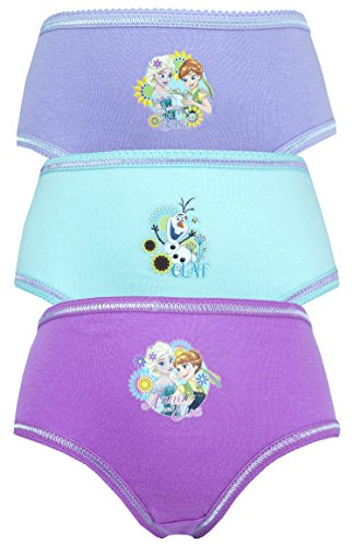 Disney Frozen Fever Anna, Elsa & Olaf 3 Pack Girls Pants / K - 2-3 Years / 98 cm