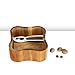 Produktbild CONTINENTA Nussschale, Akazie, mit Nuss-Knacker, ca. 20 x 20 x 8 cm | CON-04895000