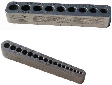 Big Gator Tools BGT V-drill V-drillguides W/25 SAE (Standard) Hole Sizes 1/8 - 1/2 by BIG GATOR TOOLS