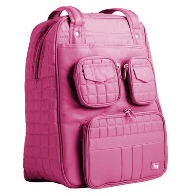 Lug Womens Puddle Jumper Overnight and Gym Top-Handle Bag Rose Pink