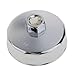 Generic 74mm 14 Flutes Oil Filter Wrench Removal Cap Tool Socket 903 Type Universal Fits Stainless Steel Heavy Duty Good Performance RS.475.00
