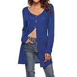 iHENGH Neujahrs Karnevalsaktion Damen Frühling Sommer Top Bluse Bequem Lässig Mode Frauen Blusen Herbst v Ausschnitt Langarm solide Taste top Casual Bluse Tops T-Shirt