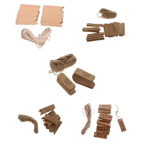 MagiDeal 100pcs Etiquetas de Papel de Kraft Hecho A Mano de Boda Etiquetas de Regalo de Preico Impreso con Coraz n con Cuerda reviews MagiDeal 100pcs Etiquetas de Papel de Kraft Hecho A Mano de Boda Etiquetas de Regalo de Preico Impreso con Coraz n con Cuerda